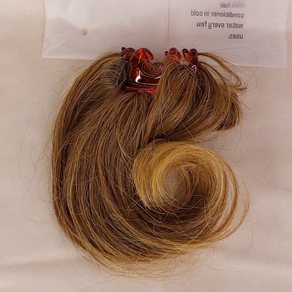 'JUVA~BUN' HAIR STYLING 'CURVED PONYTAIL' SEWN-IN CLAW CLIP - Picture 2 of 16